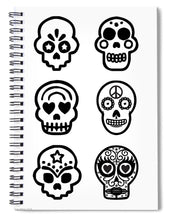 Load image into Gallery viewer, Dia De Los Muertos Spiral Notebook