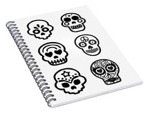 Load image into Gallery viewer, Dia De Los Muertos Spiral Notebook