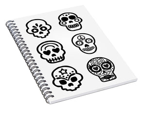 Dia De Los Muertos Spiral Notebook