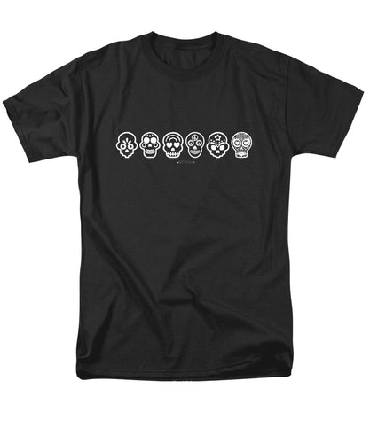 Dia De Los Muertos Tee, Men's (white on dark colors)