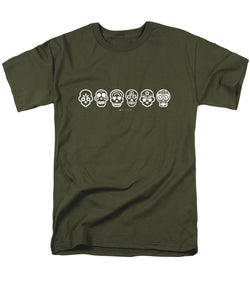 Dia De Los Muertos Tee, Men's (white on dark colors)