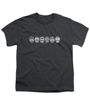 Load image into Gallery viewer, Dia De Los Muertos Tee, Youth (white on dark colors)