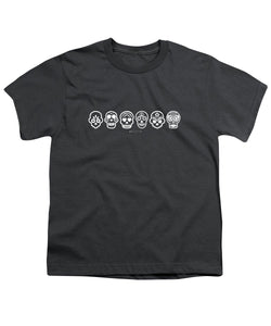 Dia De Los Muertos Tee, Youth (white on dark colors)