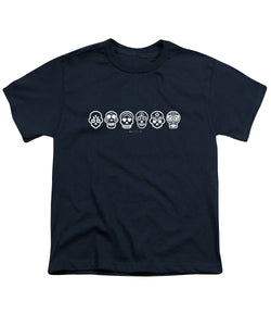 Dia De Los Muertos Tee, Youth (white on dark colors)