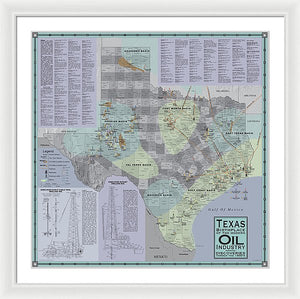 Texas, Birthplace Of The Modern Oil Industry - Framed Print