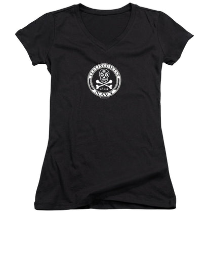 Terlinguastan Navy Tee, Women's V-Neck