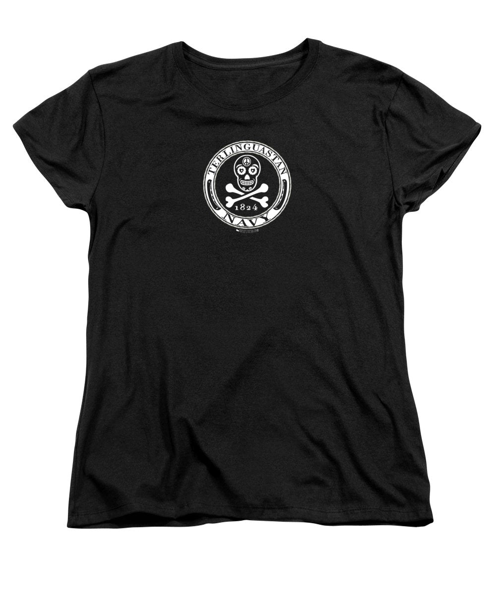 Terlinguastan Navy Tee, Women's Standard Fit