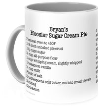 Load image into Gallery viewer, Bryans Hoosier Sugar Cream Pie Recipe