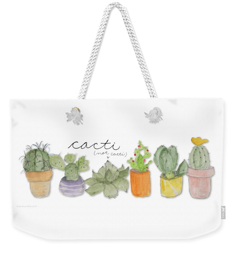 Cacti Weekender Tote Bag