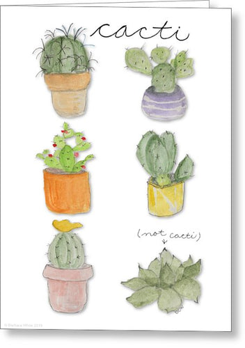 Cacti Greeting Card