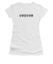 Load image into Gallery viewer, Dia De Los Muertos Tee, Women&#39;s (black on light colors)