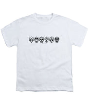 Load image into Gallery viewer, Dia De Los Muertos Tee, Youth (black on light colors)