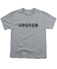 Load image into Gallery viewer, Dia De Los Muertos Tee, Youth (black on light colors)