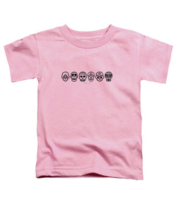 Dia De Los Muertos Tee, Toddler (black on light colors)