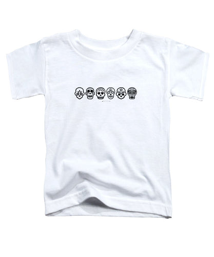 Dia De Los Muertos Tee, Toddler (black on light colors)