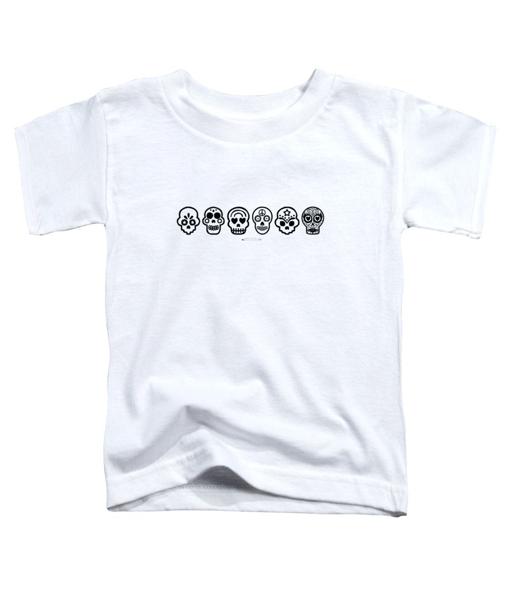 Dia De Los Muertos Tee, Toddler (black on light colors)