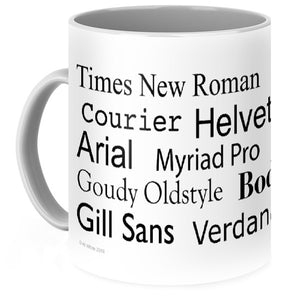 Fonts Mug