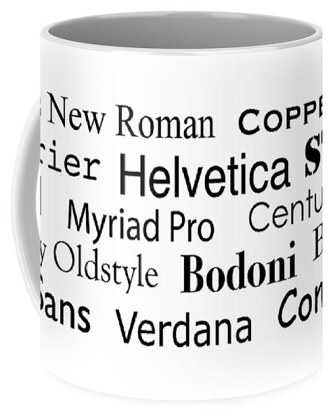 Fonts Mug