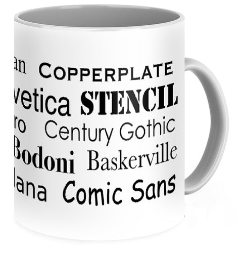 Fonts Mug