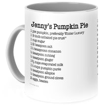 Load image into Gallery viewer, Jenny&#39;s Pumpkin Pie Recipe