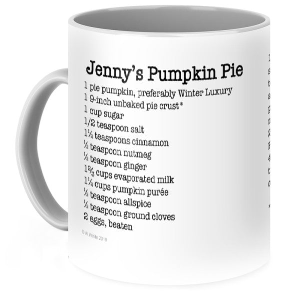 Jenny's Pumpkin Pie Recipe