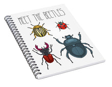 Load image into Gallery viewer, Meet The Beetles Spiral Notebook