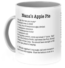 Load image into Gallery viewer, Nana&#39;s Apple Pie Recipe