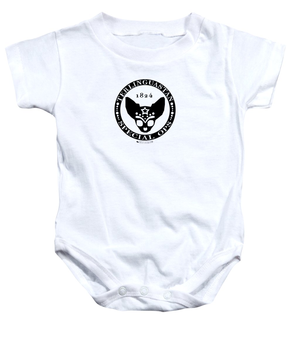 Terlinguastan Special Ops Tee, Onesie, (black on light colors)