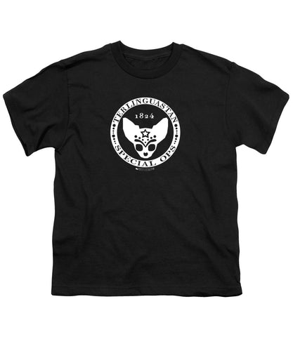 Terlinguastan Special Ops Tee, Youth, (white on dark colors)