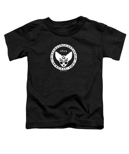 Terlinguastan Special Ops Tee, Toddler (white on dark colors)