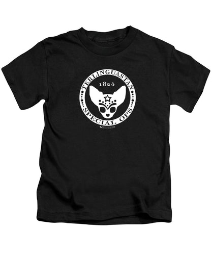 Terlinguastan Special Ops Tee, Kids, (white on dark colors)