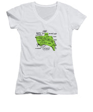 Load image into Gallery viewer, Terlinguastan Map Tee, Women&#39;s V-Neck