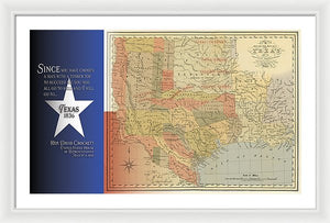 Texas 1836 - Framed Print