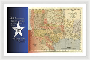 Texas 1836 - Framed Print