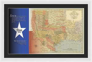 Texas 1836 - Framed Print