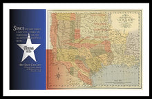 Load image into Gallery viewer, Texas 1836 - Framed Print